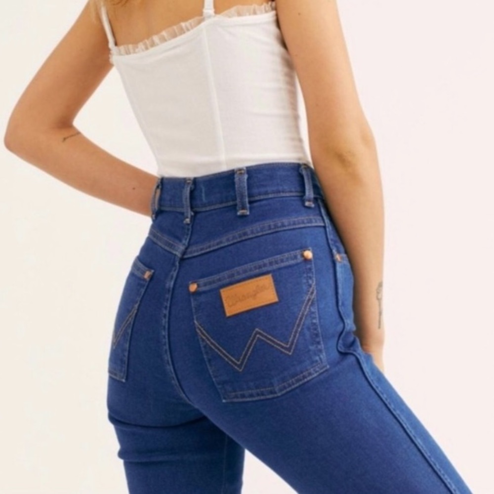 70s VINTAGE WRANGLER HIGH WAIST JEANS COWBOY CUT 30 x 36 NWT TRUE VINTAGE